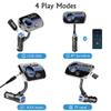 Bluetooth 5.0 FM Transmitter for Car Wireless FM Radio Adapter Car Kit Hands-Free Dual USB Ports with QC3.0 Support SIRI/Google Voice Assistant AUX Input/TF Card/USB Drive MP3 Player view 2