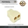 Conext Link RJ11 6P4C Telephone/Phone Line 1 Female to 2 Female Modular T Adapter view 2