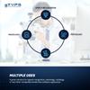 ECS 4 Button Hands Free Waterproof Dictation Foot Pedal for Medical Applications view 4