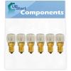6-Pack 4173175 Light Bulb Replacement for Whirlpool WP4173175 Oven view 1