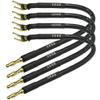 CNCESS CESS-027L HiFi Speaker Cable Jumpers Wire 6-inch - Spade Plug to Banana Plug Speaker Jumper Cable - 4 Pack (Large Fork) view 2