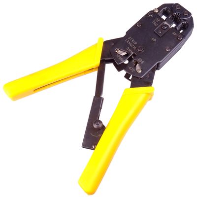 PremiumCord Crimp Professional Cable Pliers 4.6.8 Wires Ratchet