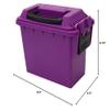 Grip Mini Utility Water Resistant Storage Boxes (Purple) view 2