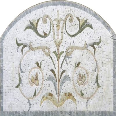 Mosaic Designs - Noble | Mosaic Designs | Mosaic Artwork | Mosaic Wall Art Floor Inlay by Mozaico | Handmade Mosaics | 31" x 20"