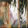 Mosaic Design Italian View Landscape- Marina | Mosaic Designs | Mosaic Artwork | Mosaic Wall Art Floor Inlay by Mozaico | Handmade Mosaics | 47" x 16" view 1