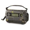HQ Issue Digital Multi-Band Solar Powered, Weather Radio and Emergency Radio with Emergency Light Black view 1