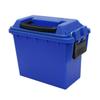 Grip Mini Utility Water Resistant Storage Boxes (Blue) - Long Lasting Polymer, Secure Locking Latch, O-Ring Gasket - Waterproof - Ideal for Smaller Items, Phones, Cameras, Toys - Travel, Home, Garage view 1