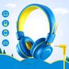 Kids Headphones-Noot Products K33 Foldable Stereo Tangle-Free 5ft Long cord 3.5mm Jack Plug in Wired On-Ear Headset for Children/Teens/Boys/Girls/ipad/School/Kindle/Travel/Plane/Tablet (Electric Blue) view 4