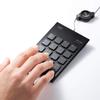 Sanwa Supply NT-21UBK Winding USB Numeric Keypad view 2