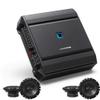 Alpine S-A32F S-Series 4-Channel Digital Amplifier Bundled w/ (2X) S-S65 Coaxial Speaker Pair view 1