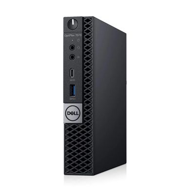 Dell OptiPlex 7070 Desktop Computer - Intel Core i7-9700T - 16GB RAM - 256GB SSD - Micro PC, Windows 10 Pro