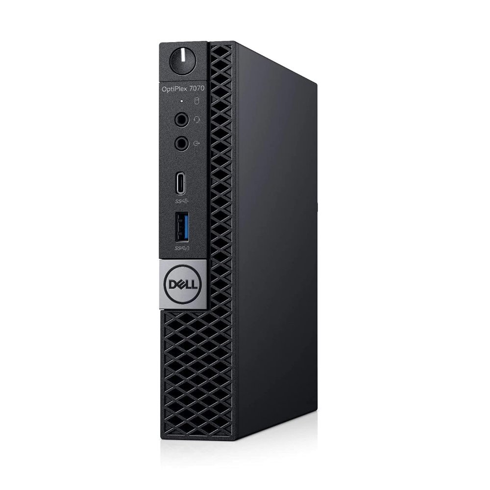Dell OptiPlex 7070 Desktop Computer - Intel Core i7-9700T - 16GB RAM - 256GB SSD - Micro PC, Windows 10 Pro