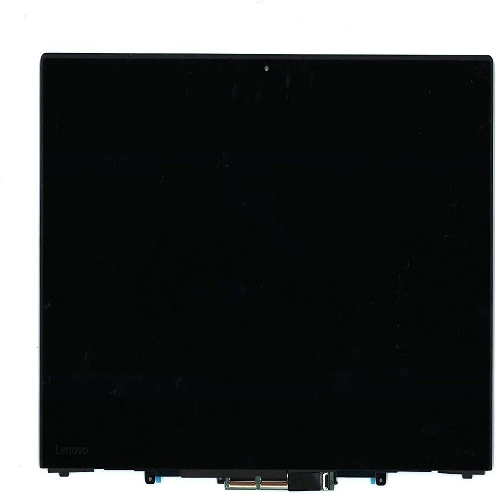 14" WQHD (2560X1440) LCD Screen IPS LED Display + Touch Digitizer + Touch Control Board + Bezel Frame Assembly for Lenovo X1 Yoga 2nd Gen FRU: 01AX898 01LV978 01AX897 (2560X1440 Resolution)