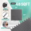 Yes4All EVA Interlocking Mats, Puzzle Floor Tiles, Foam Floor Padding with Border for Furniture, Home Space, Living Room, Garage 24,48,120 SQFT view 2