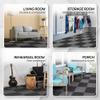 Yes4All EVA Interlocking Mats, Puzzle Floor Tiles, Foam Floor Padding with Border for Furniture, Home Space, Living Room, Garage 24,48,120 SQFT view 3