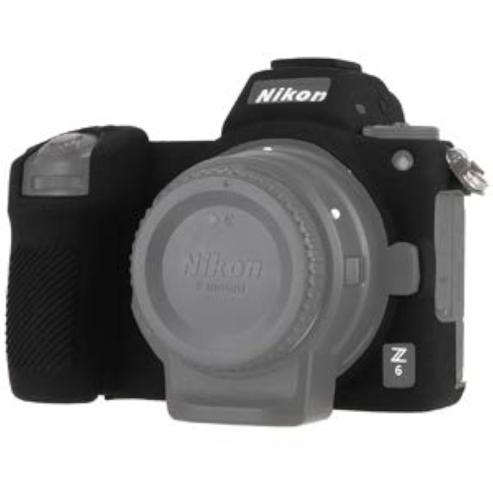 Easy Hood Camera Case Compatible with Nikon Z6 Z7 Z6 II Z7 II Digital Camera, Anti-Scratch Soft Silicone Rubber Housing Case Shell Protective Camera Cover Skin Protector (Black)