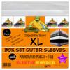 Sleevie Wonder XL Box Set Sleeves (5) + Flap 4mil Thick Strong USA Polyethylene Plastic for 33rpm LP Vinyl Record Album Boxset (+1 Free Dj Sticker) view 1