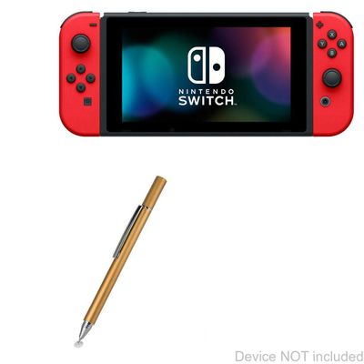 BoxWave Stylus Pen Compatible with Nintendo Switch - FineTouch Capacitive Stylus, Super Precise Stylus Pen - Champagne Gold