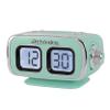 Studebaker Large Display LCD AM/FM Retro Clock Radio USB Bluetooth Aux-in Bedroom Kitchen Counter Small Footprint (Teal) view 1