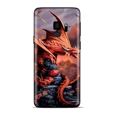 Anne Stokes Fire Dragon - Skin Decal Vinyl Wrap for Samsung Galaxy S9 - Decal Stickers Skins Cover
