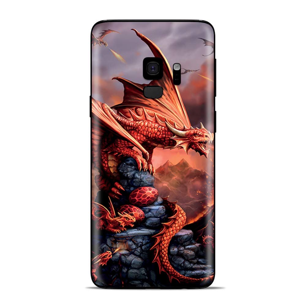 Anne Stokes Fire Dragon - Skin Decal Vinyl Wrap for Samsung Galaxy S9 - Decal Stickers Skins Cover