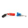 100 Pcs Binding Post for Speaker 4mm Banana Plug Test Probe Conversion Connector view 3