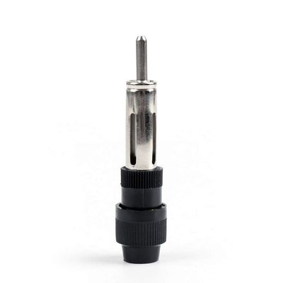 2Pcs Car Radio/Stereo Din Male Aerial Antenna Repair Connector Plug Bare Adapter