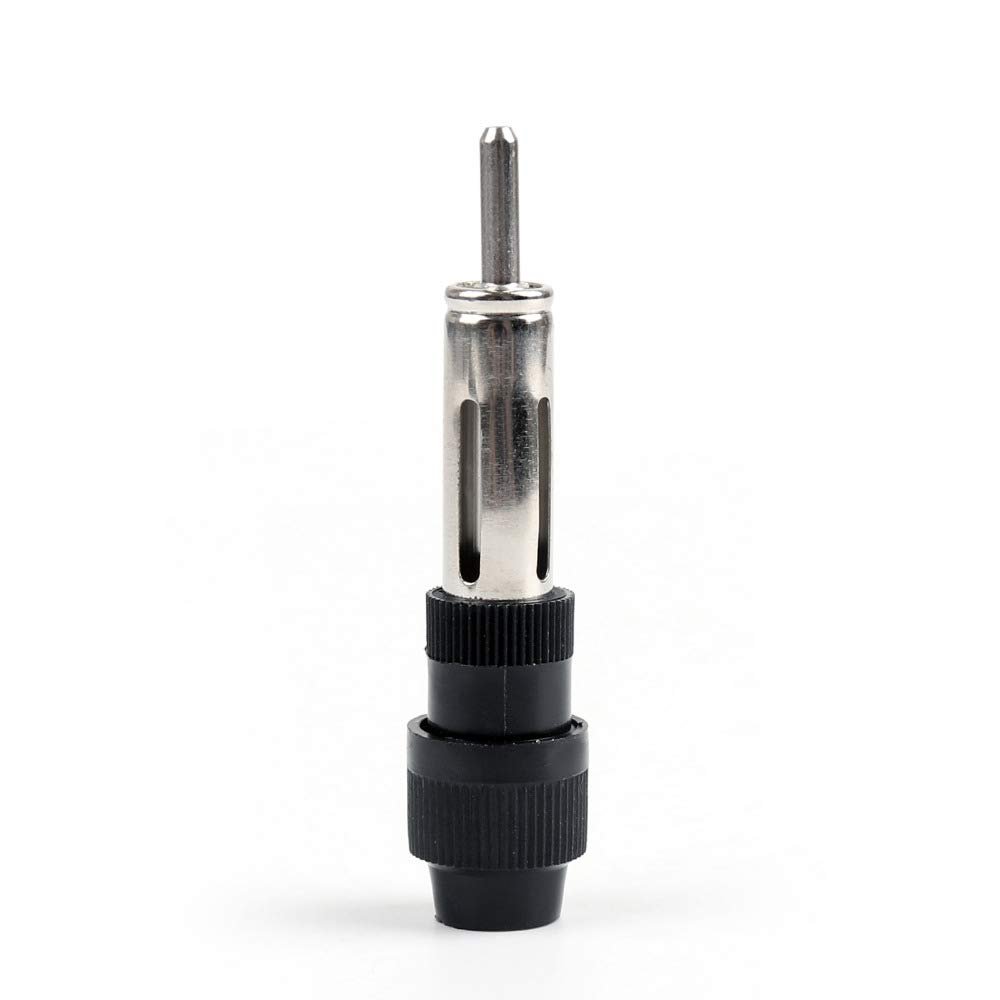 2Pcs Car Radio/Stereo Din Male Aerial Antenna Repair Connector Plug Bare Adapter
