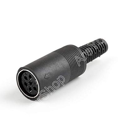 100Pcs 6Pin DIN Female Socket Adapter DIN Plug Cable Connector Solder for Audio