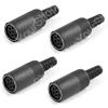 100Pcs 6Pin DIN Female Socket Adapter DIN Plug Cable Connector Solder for Audio view 2