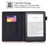 Artyond Case for All-New Kindle 10th Generation 2019, PU Leather with Auto Sleep/Wake Smart Cover Folio Card Slots Case for Amazon Kindle 10th Generation 2019 Released Model J9G29R, Pink view 3
