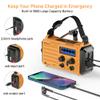 Eoxsmile Emergency Radio with NOAA Weather Alert, Solar Hand Crank Portable view 4