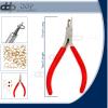 DDP Mini Split Ring Stainless Steel Plier Red Handle view 4