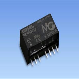 COSEL MGW64815 Isolated DC/DC Converters 6W 36-76Vin 0.2A +/-15 or 30Vout TH 7-SIP