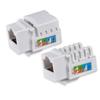 4-Port CAT 6 Ethernet Wall Plate, Conwork RJ45 Ethernet Punch Down Keystone Inserts Jack Network Wall Plate Panel - Cat6/5/5e Compatible (2-Pack) view 2