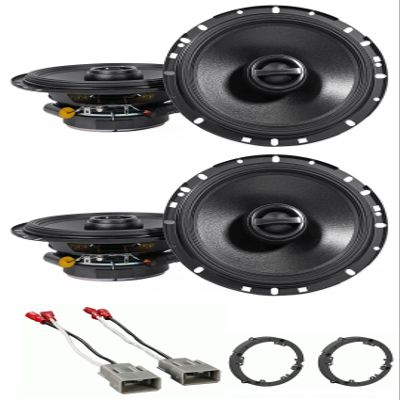 Alpine S 6.5" Factory Door+Panel Speaker Replacement kit for 2001-05 Honda Civic