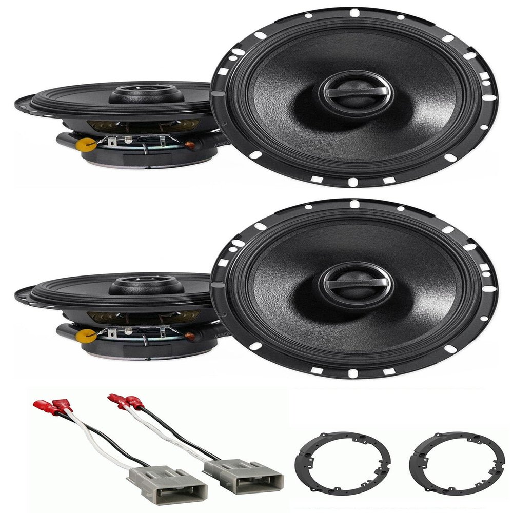 Alpine S 6.5" Factory Door+Panel Speaker Replacement kit for 2001-05 Honda Civic
