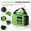 Emergency Weather Radio with NOAA Alert, Portable Solar Hand Crank AM/FM/SW view 3
