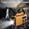 Emergency Weather Radio, Portable Solar Hand Crank Radio with NOAA/AM/FM/SW view 2
