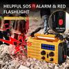 Emergency Weather Radio, Portable Solar Hand Crank Radio with NOAA/AM/FM/SW view 4