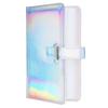 Sunmns Wallet PU Leather Photo Album Compatible with Fujifilm Instax Mini 12 11 9 8 90 26 Instant Camera Film, Polaroid Snap Zip Z2300 PIC-300 Film (Bright Silvery) view 2