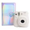 Sunmns Wallet PU Leather Photo Album Compatible with Fujifilm Instax Mini 12 11 9 8 90 26 Instant Camera Film, Polaroid Snap Zip Z2300 PIC-300 Film (Bright Silvery) view 4