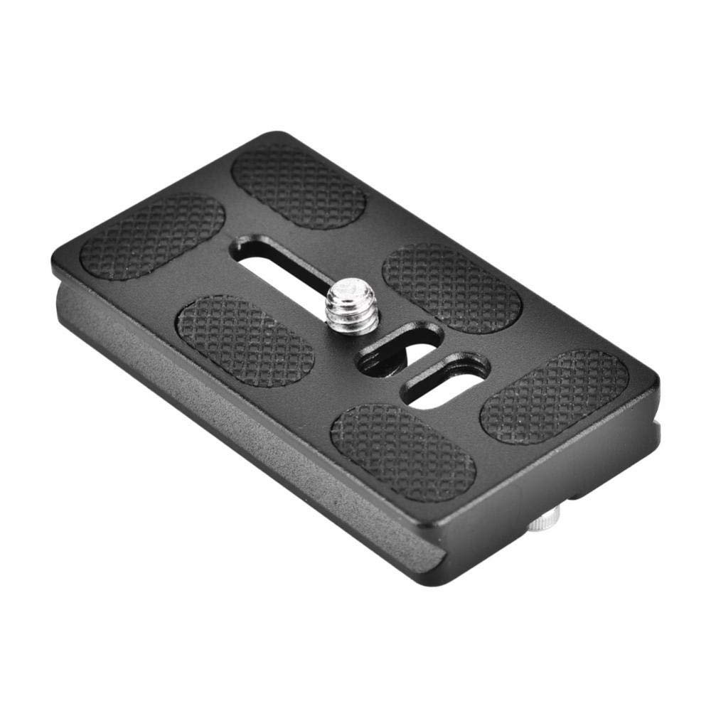 Quick Release Plate, PU70 Universal Tripod Arca Plate with 1/4inch Screw Mount 50mm Quick Release Clamp Mount Adapter Arca Swiss Standard for Monopod Tripod Ball Head SLR Camera