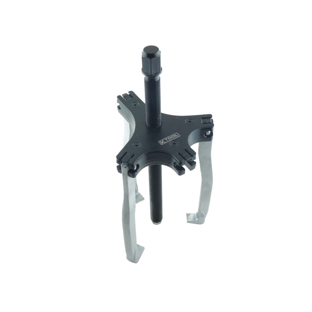 K Tool International 70309 7 Ton Gear Puller for Garages, Repair Shops and DIY, Heat-Treated, Forged, Chrome Molybdenum, 14,000 lbs. Capacity, 5" to 8-5/8" Spread, Ratcheting Jaw, Reversible Jaws
