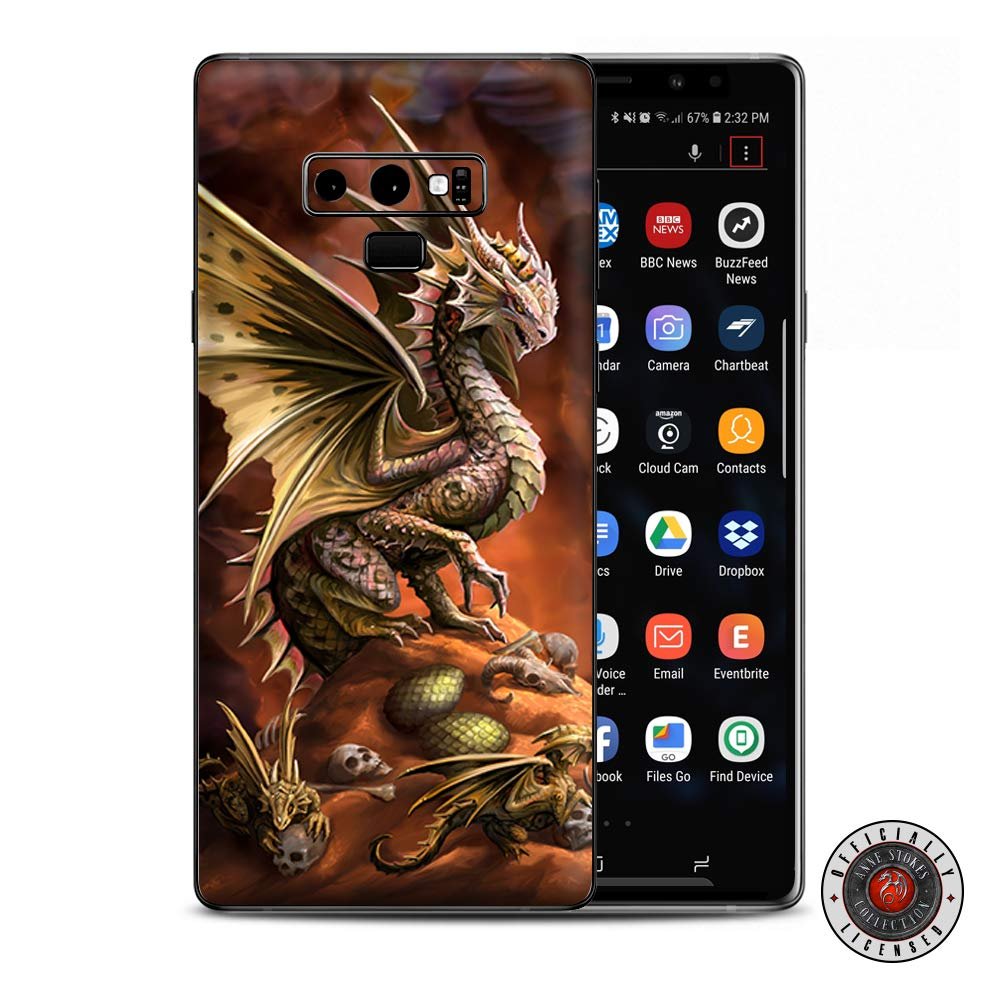 Anne Stokes Desert Dragon - Skin Decal Vinyl Wrap for Samsung Galaxy Note 9 - Decal Stickers Skins Cover