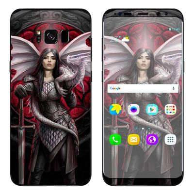 Anne Stokes Valour - Skin Decal Vinyl Wrap for Samsung Galaxy S8 Plus - Decal Stickers Skins Cover