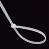 1000 PCS Nylon Cable Ties, Multi-Purpose Zip Ties Self-Locking Small Zip Ties Heavy Duty Zip Ties (4 Inch, White) view 2