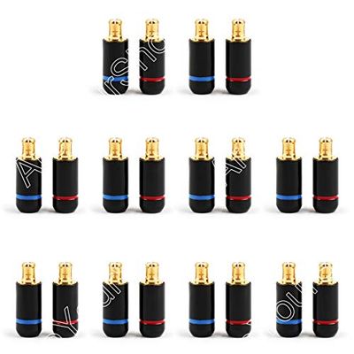 10Pair Audio Headphone Adapter for Audio ATH-CKS1100 LS400 LS300 E40 E50 E70 Blk