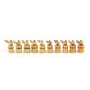 10 Pcs Gold Plated Binding Post Amplifier Speaker Audio Connector Terminal view 3