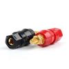 100 Pcs Copper Gold Plated Audio Speaker Binding Post Banana Jack Connectors minij view 2